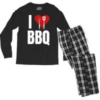 I Love Bbq Bbq Grill Men's Long Sleeve Pajama Set | Artistshot