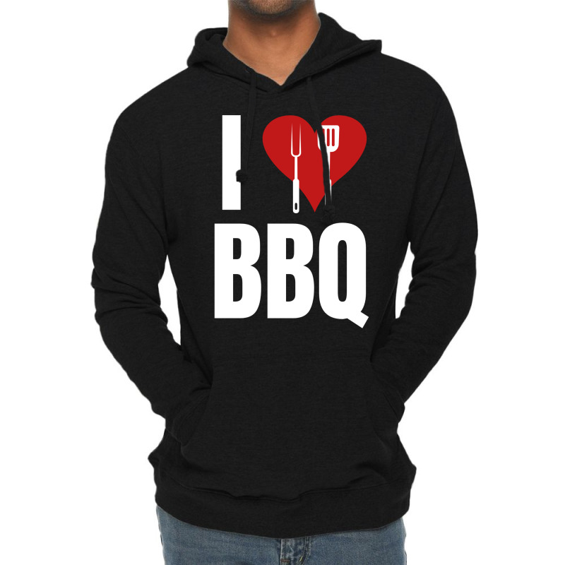 I Love Bbq Bbq Grill Lightweight Hoodie by strosesimonsf | Artistshot