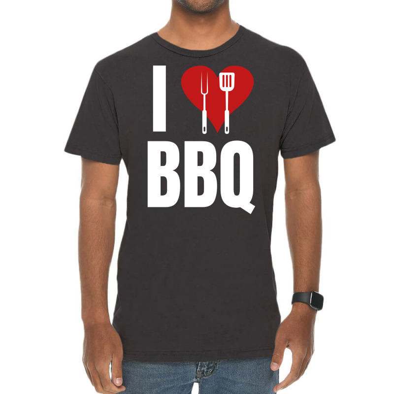 I Love Bbq Bbq Grill Vintage T-Shirt by strosesimonsf | Artistshot