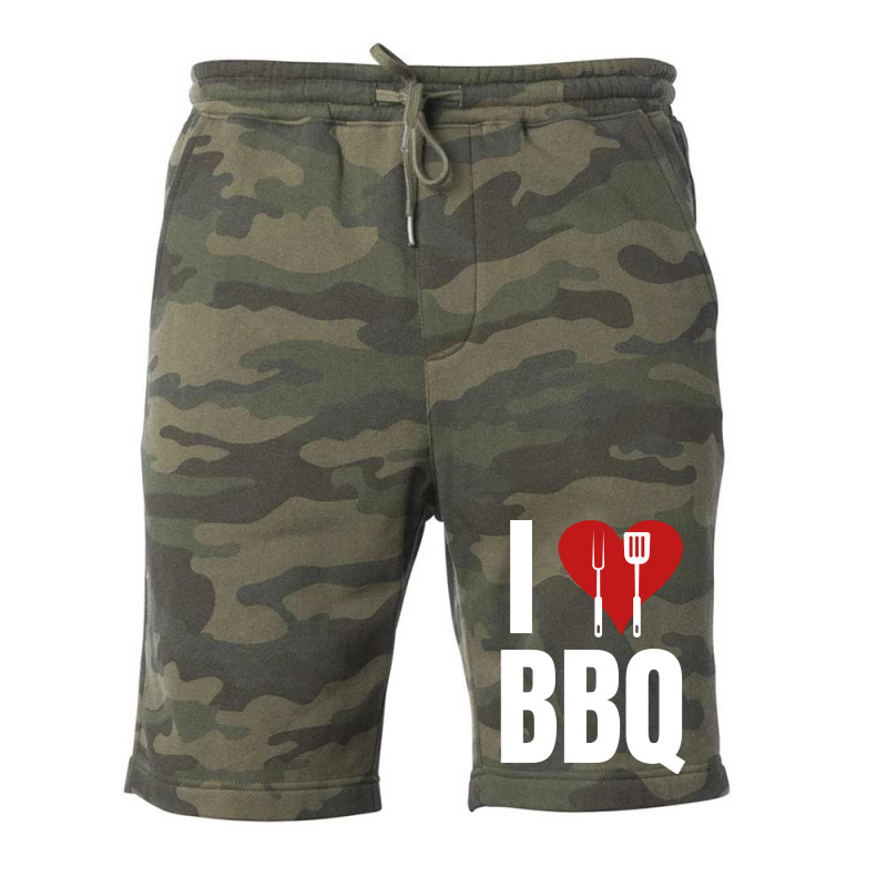 I Love Bbq Bbq Grill Fleece Short by strosesimonsf | Artistshot