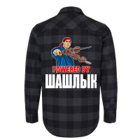 Shashlik Kebap Bbq Grill Schaschlik Russian Russia Flannel Shirt | Artistshot