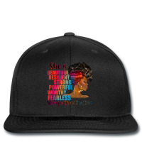 She Is Strong Black Woman Printed Hat | Artistshot