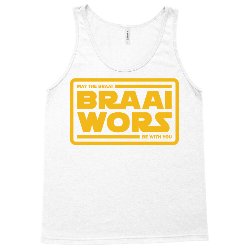 Braai Force   Braai Wors! (yellow) Tank Top by caplessoroan | Artistshot