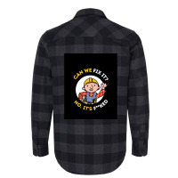 Can We Fix It Funny Repair Man - Bob The Builder Flannel Shirt | Artistshot