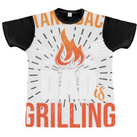 Stand Back Dad Is Grilling Love Graphic T-shirt | Artistshot