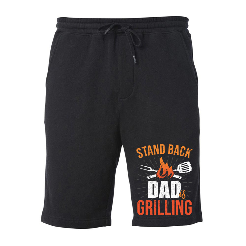 Stand Back Dad Is Grilling Love Fleece Short by strosesimonsf | Artistshot