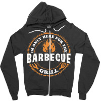 Im Only Here For Bbq 70s Zipper Hoodie | Artistshot