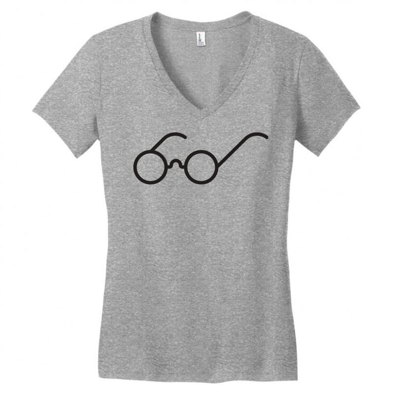 Nerd Wizard Glasses 2 Women's V-Neck T-Shirt by squibbvossen6 | Artistshot