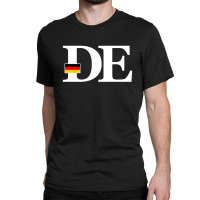 Germany Flag And Country Initials Classic T-shirt | Artistshot