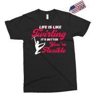 Toss Baton Majorette Baton Twirling Gift Nature Exclusive T-shirt | Artistshot