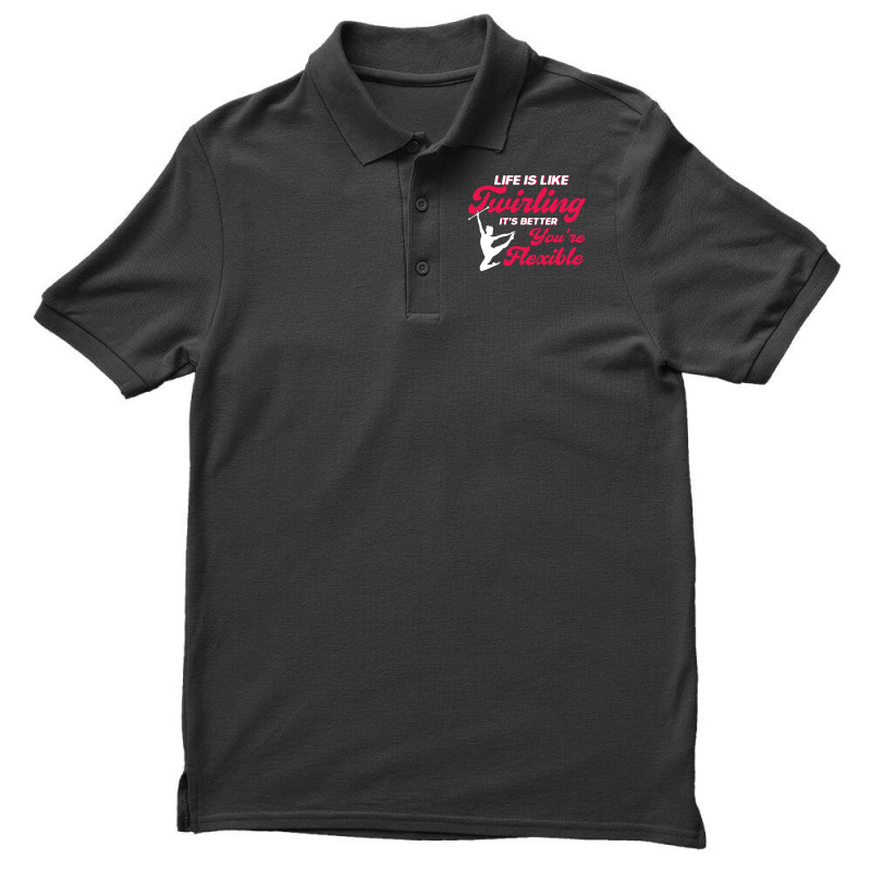 Toss Baton Majorette Baton Twirling Gift Nature Men's Polo Shirt by strosesimonsf | Artistshot