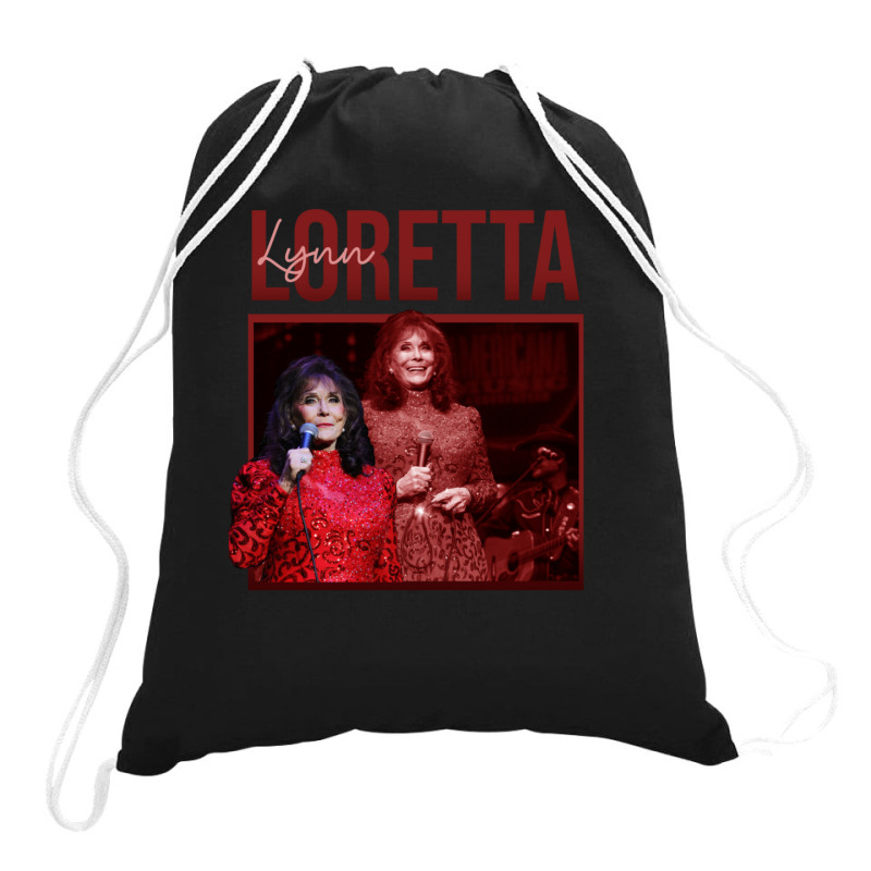 Loretta Red Rip Drawstring Bags | Artistshot