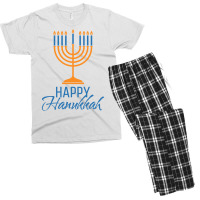 Happy Hanukkah Shirt Women Men Kids Jewish Menorah Men's T-shirt Pajama Set | Artistshot