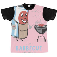 Yeah I Barbecue And Love Beer Cute Novelty Happy H Graphic T-shirt | Artistshot