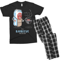 Yeah I Barbecue And Love Beer Cute Novelty Happy H Men's T-shirt Pajama Set | Artistshot