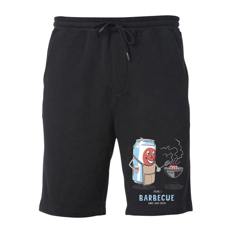 Yeah I Barbecue And Love Beer Cute Novelty Happy H Fleece Short by strosesimonsf | Artistshot