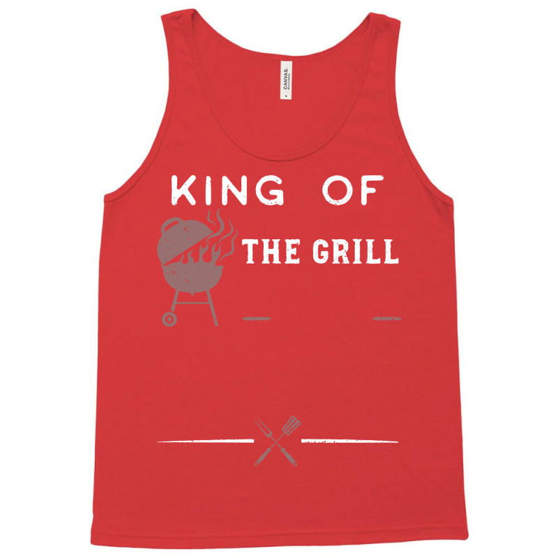 King Of The Grill Yellow Tank Top by strosesimonsf | Artistshot