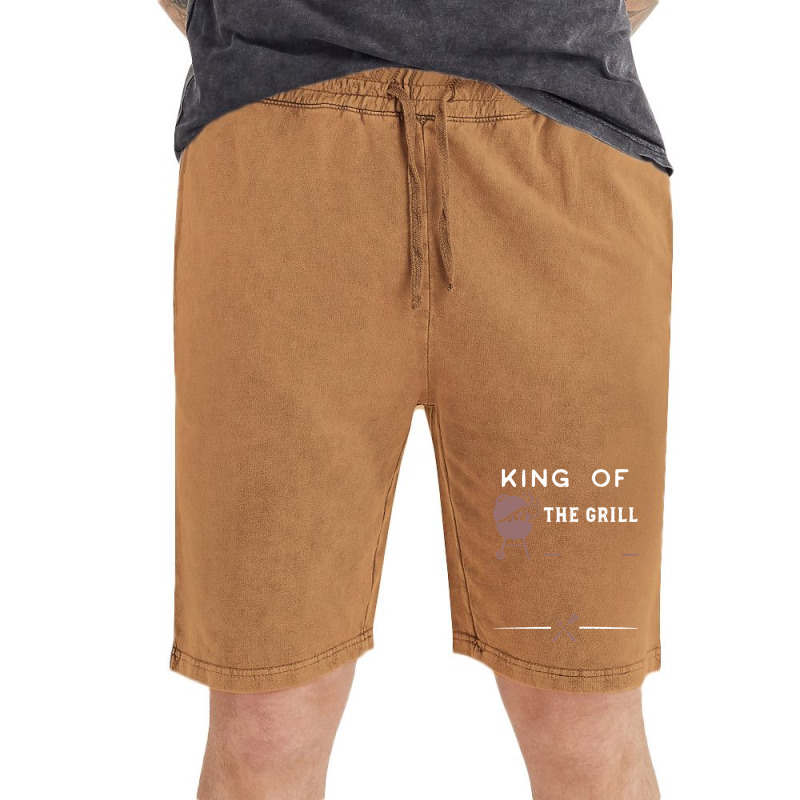 King Of The Grill Yellow Vintage Short by strosesimonsf | Artistshot