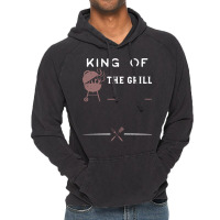 King Of The Grill Yellow Vintage Hoodie | Artistshot