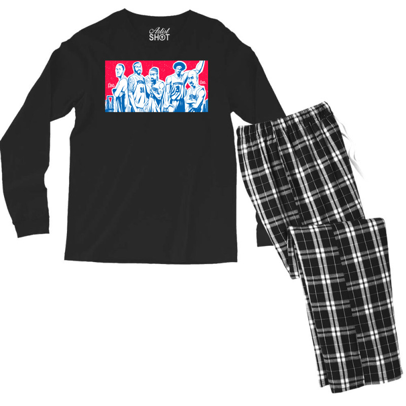 Detroit 2004 Men's Long Sleeve Pajama Set by cujiaouridap | Artistshot