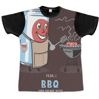 Yeah I Bbq And Drink Beer Cute Novelty Happy Humor Graphic T-shirt | Artistshot