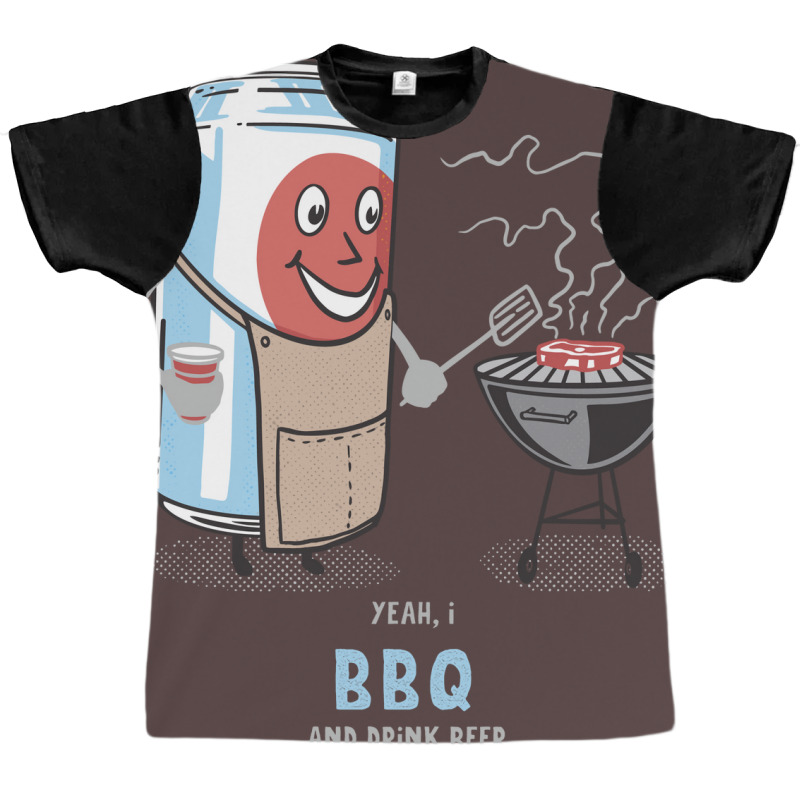 Yeah I Bbq And Drink Beer Cute Novelty Happy Humor Graphic T-shirt by strosesimonsf | Artistshot