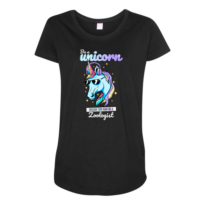 Zoologist Unicorn Maternity Scoop Neck T-shirt by DonoArt | Artistshot