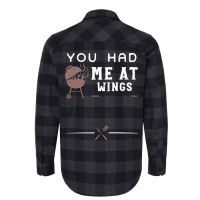 You Had Me At Wings Love Flannel Shirt | Artistshot