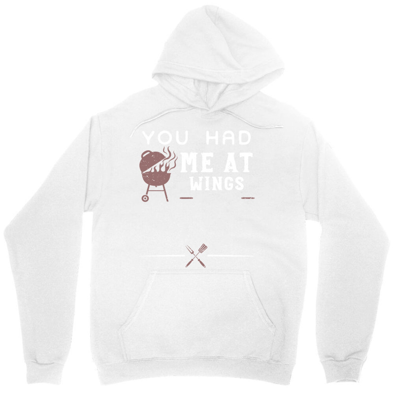 You Had Me At Wings Love Unisex Hoodie by strosesimonsf | Artistshot