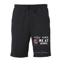 You Had Me At Wings Love Fleece Short | Artistshot