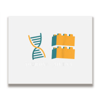 Big Building Blocks Dna Master Builder Children Ki Metal Print Horizontal | Artistshot