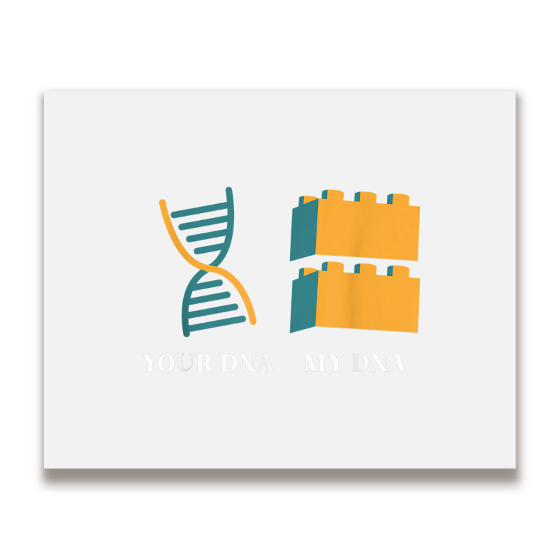 Big Building Blocks Dna Master Builder Children Ki Metal Print Horizontal | Artistshot