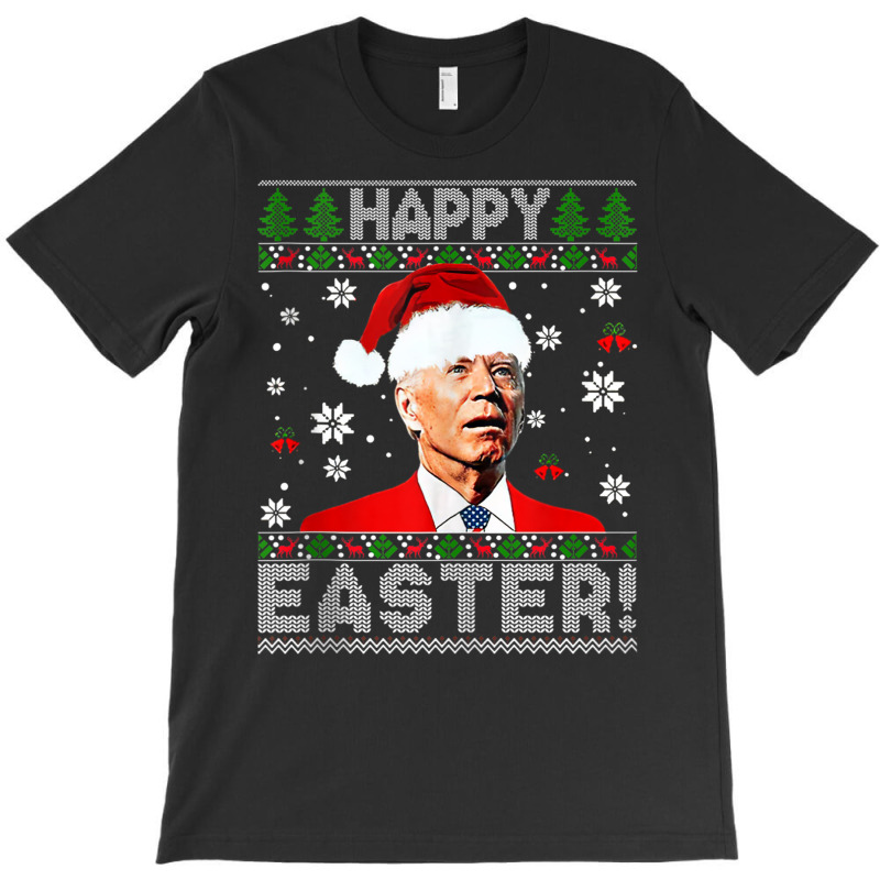 Funny Joe Biden Happy Easter Ugly Christmas Tank T T-shirt | Artistshot