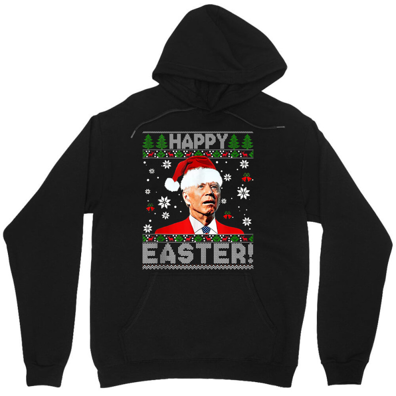 Funny Joe Biden Happy Easter Ugly Christmas Tank T Unisex Hoodie | Artistshot