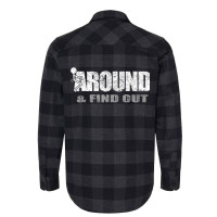 Fuck Around And Find Out Men Funny Christmas Holid Flannel Shirt | Artistshot