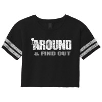 Fuck Around And Find Out Men Funny Christmas Holid Scorecard Crop Tee | Artistshot