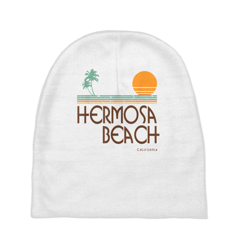 Hermosa Beach California Surf Light T Shirt Baby Beanies by adam.troare | Artistshot