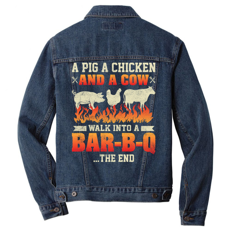 Bbq A Short Story Men Denim Jacket | Artistshot