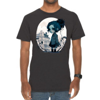 Sad Lonely Girl 2 Vintage T-shirt | Artistshot