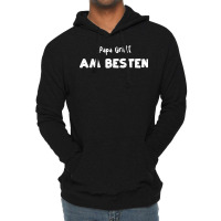 Papa Grillt Am Besten Humor Lightweight Hoodie | Artistshot