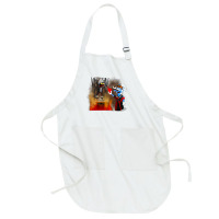 Itchy And Scratchy And The Temple Of Doom   Grey Full-length Apron | Artistshot