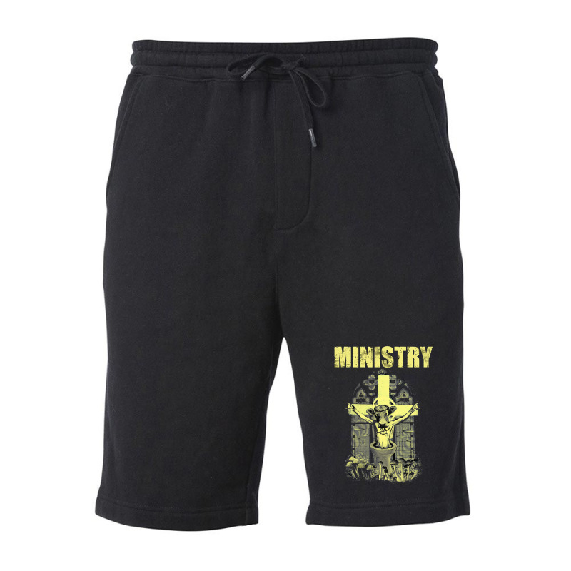 Ministry – Holy Cow 1 Fleece Short | Artistshot