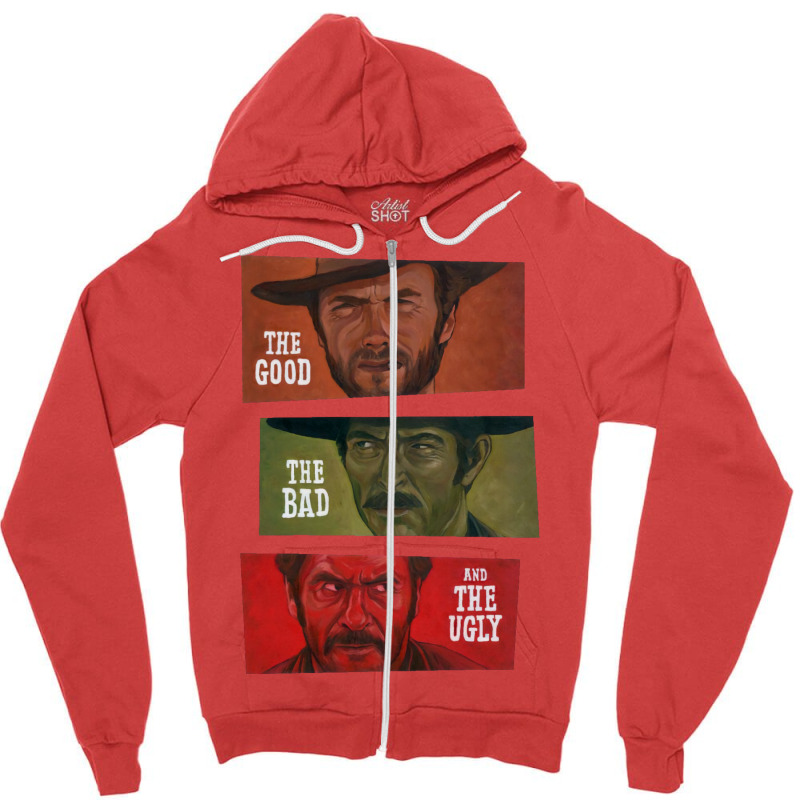 The Good The Bad And The Ugly13 Zipper Hoodie | Artistshot