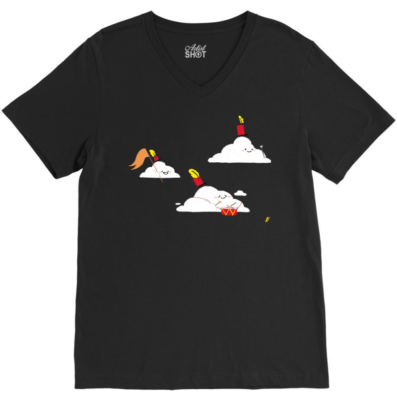 Parade Of Clouds Nostalgia V-Neck Tee by strosesimonsf | Artistshot