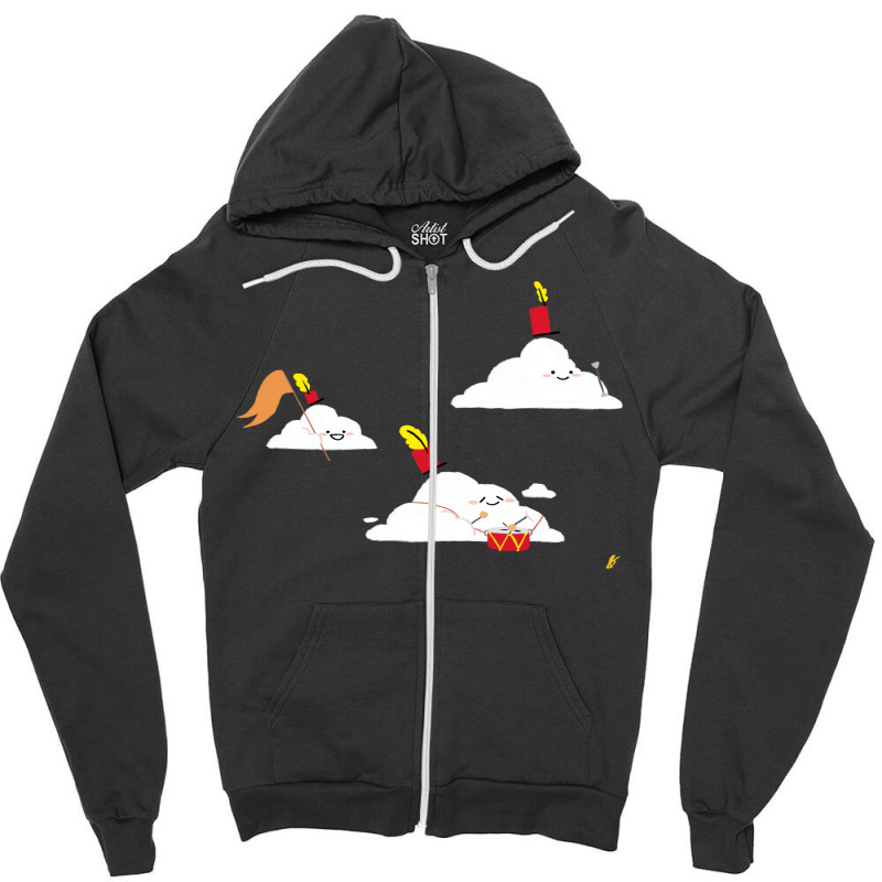 Parade Of Clouds Nostalgia Zipper Hoodie by strosesimonsf | Artistshot