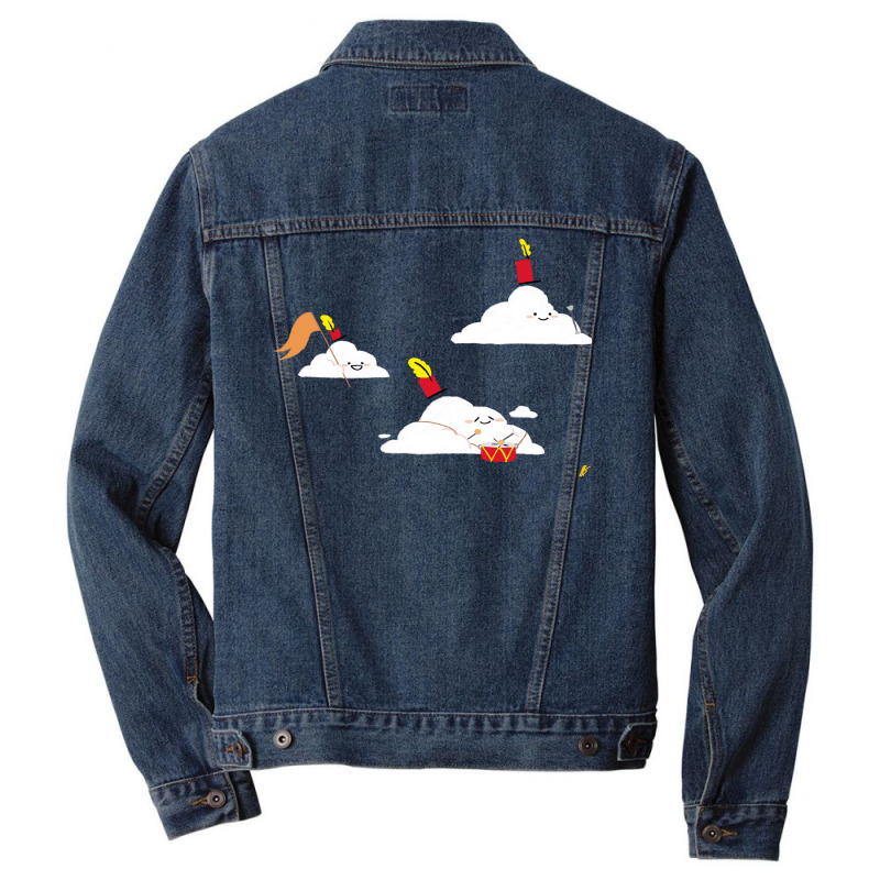 Parade Of Clouds Nostalgia Men Denim Jacket by strosesimonsf | Artistshot