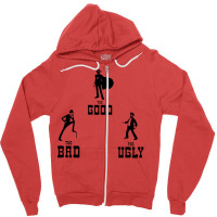 The Good The Bad And The Ugly18 Zipper Hoodie | Artistshot