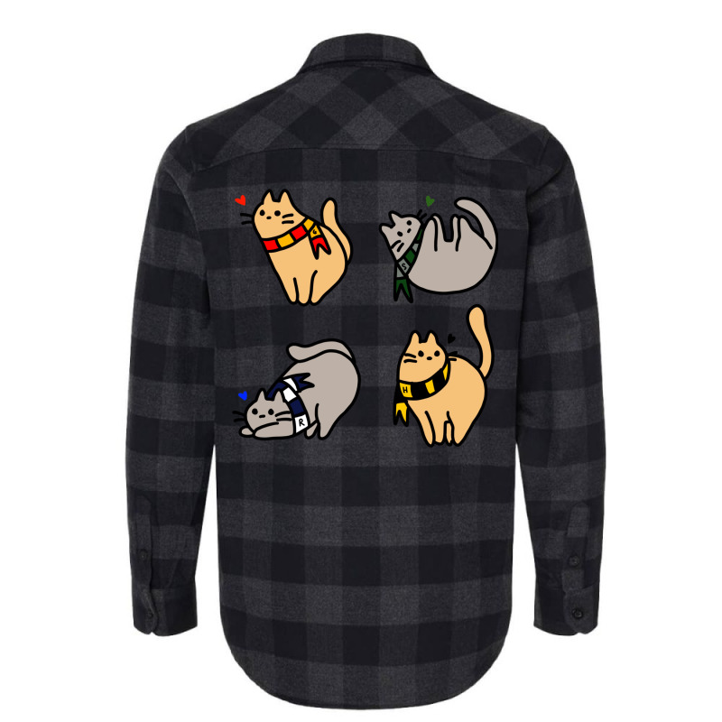 Pawtter Cats Flannel Shirt by quillhaileyv | Artistshot