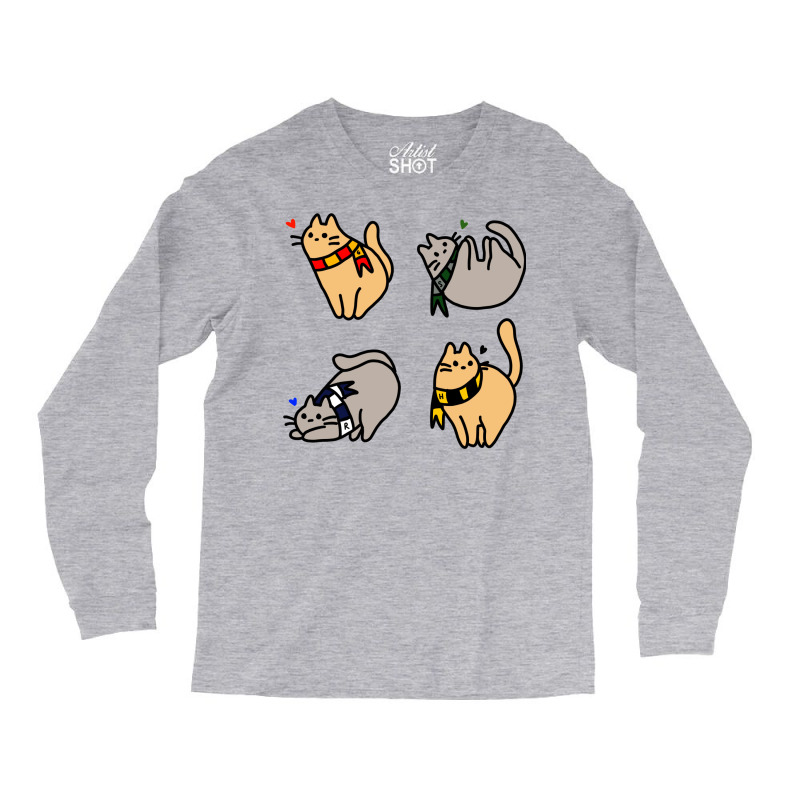 Pawtter Cats Long Sleeve Shirts by quillhaileyv | Artistshot