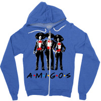 Amigos   Vintage Three Amigos Zipper Hoodie | Artistshot